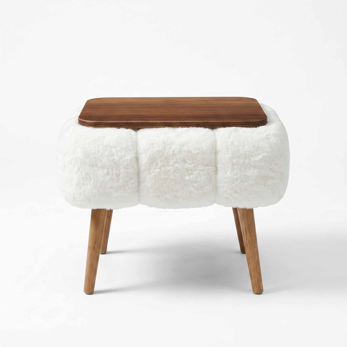 Atelier Del Sofa Papatya Mesa Lateral Blanca Atelier Del Sofa Papatya Mesa Lateral Blanca